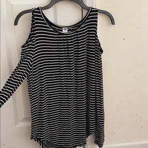 Long sleeve, striped shirt